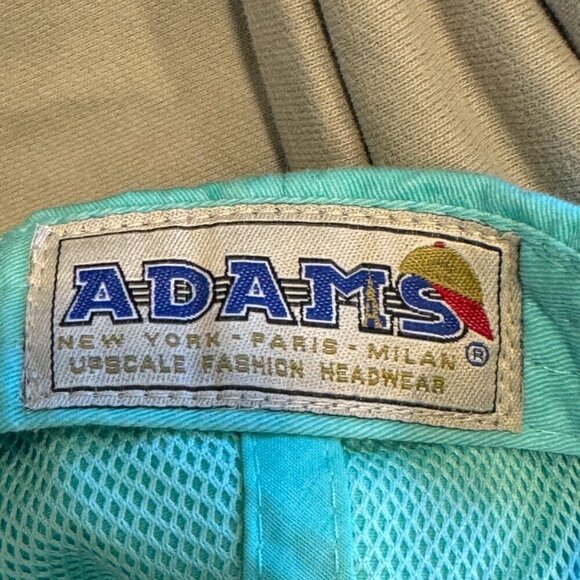 Adams green sports cap with strapback - Picture 6 of 8